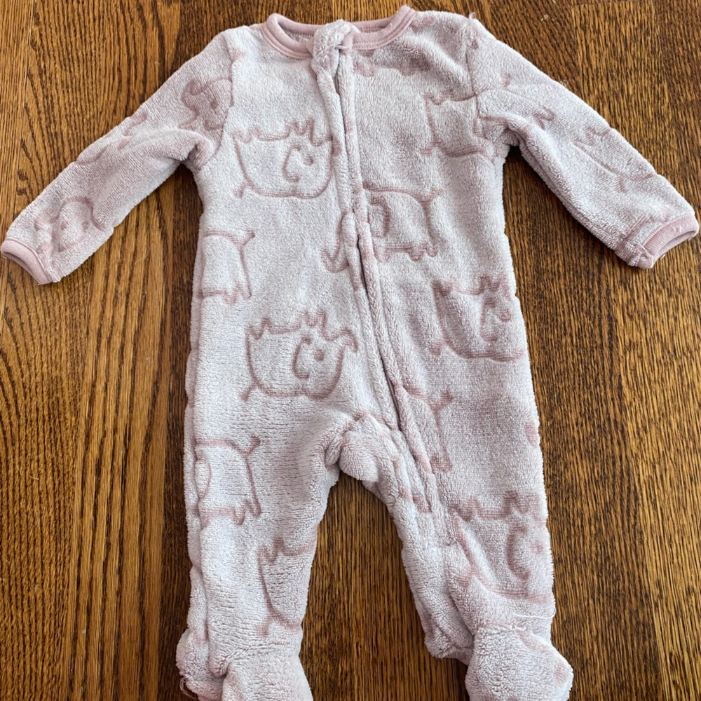 Infant Elephant Footsie Pajamas